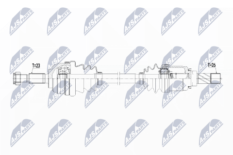 Приводной вал Renault Clio Iii 1.2 05-, Modus Приводной вал Renault Clio Iii 1.2 05-, Modus