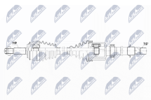 Приводний вал Renault Kadjar 1.2Tce 130Km Edc 15-