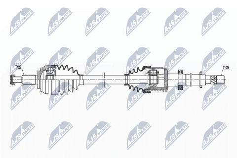 Приводний вал Renault Laguna Iii 2.0 07-