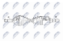 Приводной вал Renault Trafic Ii 2.5Dci 06-08, Opel Vivaro A 2.5Dti 03-, 2.5Dci 06-10