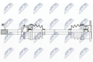 Приводной вал Suzuki Grand Vitara I 4Wd 98-03