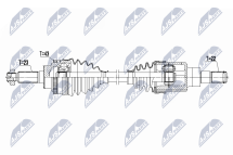 Приводний вал Suzuki Swift Iv 1.2 10-, Alto 1.0 09-, Nissan Pixo 1.0 09-