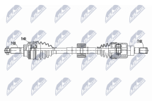 Приводний вал Suzuki Swift Iv 1.2 10-, Alto 1.0 09-, Nissan Pixo 1.0 09-