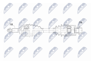 Приводной вал Suzuki Swift Iv 1.3Ddis 10-