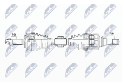 Приводний вал Toyota Avensis T27 1.6 08-, 1.8 Mtm