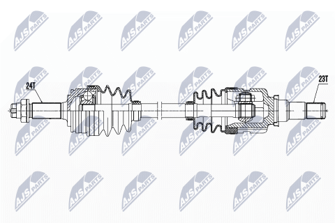 Приводний вал Toyota Aygo 1.4Hdi 05-, Citroen C1 1.4Hdi 05-, Peugeot 107 1.4Hdi 05- Приводний вал Toyota Aygo 1.4Hdi 05-, Citroen C1 1.4Hdi 05-, Peugeot 107 1.4Hdi 05-