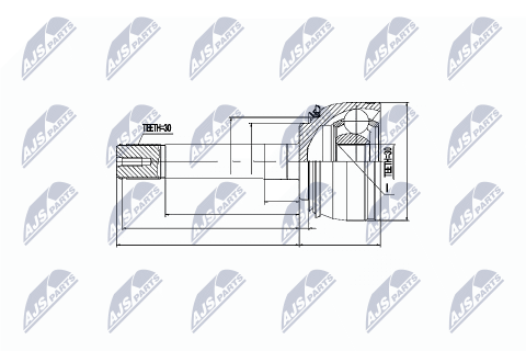 Шарнирный комплект, приводной вал Toyota Landcruiser 4.2Td, 4.7V8 98-02, Lexus Lx470 98-06 Шарнирный комплект, приводной вал Toyota Landcruiser 4.2Td, 4.7V8 98-02, Lexus Lx470 98-06