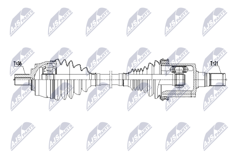 Приводний вал Volvo Xc40 B4Mh,B5Mh Awd,T4 Awd,T4,T5 Awd,T5 Polestar,D3,D3 Awd,D4 Awd,D4 Polestar 17- Приводний вал Volvo Xc40 B4Mh,B5Mh Awd,T4 Awd,T4,T5 Awd,T5 Polestar,D3,D3 Awd,D4 Awd,D4 Polestar 17-