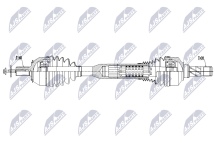 Приводний вал Volvo Xc60 D3 15-17, D4 181Km 13-15, D4 190Km 15-17