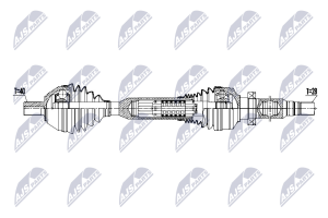 Приводной вал Volvo Xc60 D3,D4 10-15, T6 Awd 08-15, 3,2V6 Awd 09-15