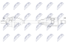 Приводний вал Volvo Xc90Ii T8 Hybrid Awd,Polestar 15-, Xc60Ii T8 Hybrid Awd,Polestar 17-12.2022