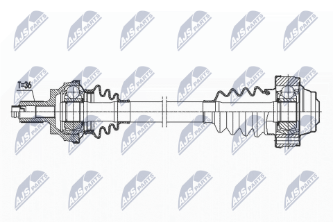 Приводний вал Vw 4Motion Passat 14-, Arteon 17-, Tiguan 16-, T-Roc 17-, Skoda 4X4 Superb Iii 15-, Kodiaq 16-, Audi Quattro Q2 16-, Tt 14-, Seat Tarraco 18- Приводний вал Vw 4Motion Passat 14-, Arteon 17-, Tiguan 16-, T-Roc 17-, Skoda 4X4 Superb Iii 15-, Kodiaq 16-, Audi Quattro Q2 16-, Tt 14-, Seat Tarraco 18-