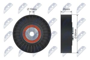 Відвідний/напрямний ролик, поліклиновий ремінь Vw Crafter 30-35, Crafter 30-50 2.5D 04.06-05.13
