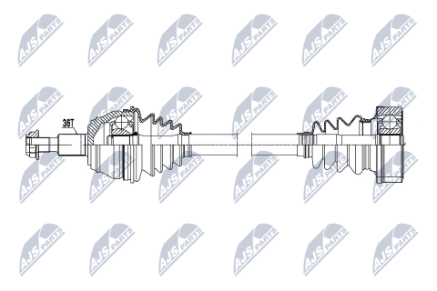 Приводной вал Vw Golf Iv, Bora, Passat 88-97, Skoda Octavia I, Audi A3 96-, Seat Leon 99-