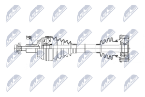 Приводний вал Vw Golf V,Vi 1.4 03-, Skoda Octavia Ii 1.4 04-, Seat Leon 1.4 05-, Toledo Iii 1.4 04-, Altea 1.4 04-