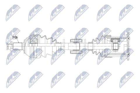 Приводной вал Vw Polo 1.0 14-, 1.0Tsi 17-, T-Cross 1.0Tsi 19-, Seat Ibiza 1.0Tsi 17- Приводной вал Vw Polo 1.0 14-, 1.0Tsi 17-, T-Cross 1.0Tsi 19-, Seat Ibiza 1.0Tsi 17-