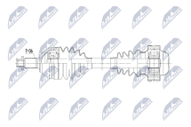 Приводний вал Vw Polo 1.6Tdi 17-, Skoda Kamiq 1.6Tdi 19-, Seat Ibiza 1.6Tdi 17-