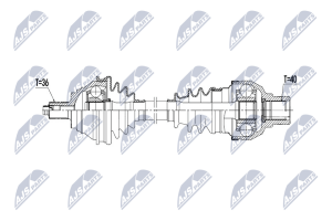 Приводной вал Vw Sharan 2.0Tdi 10-, Seat Alhambra 2.0Tdi 10-