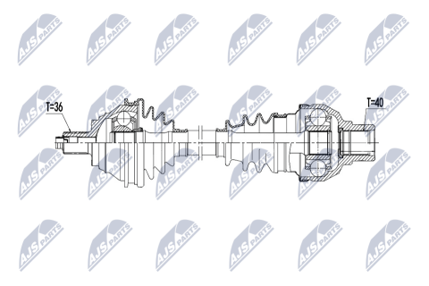 Приводной вал Vw Sharan 2.0Tdi 10-, Seat Alhambra 2.0Tdi 10- Приводной вал Vw Sharan 2.0Tdi 10-, Seat Alhambra 2.0Tdi 10-