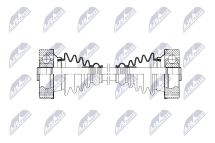 Приводний вал Vw T3 79-, Porsche 944 88-