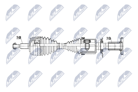 Приводний вал Vw T5,Multivan T5 3.2Vr6 04- Приводний вал Vw T5,Multivan T5 3.2Vr6 04-