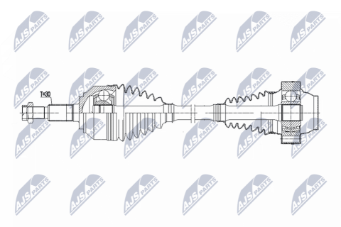 Приводний вал Vw Touareg 4.2,5.0V10 Tdi,6.0W12 02-, Audi Q7 4.2Tdi,6.0Tdi 07- Приводний вал Vw Touareg 4.2,5.0V10 Tdi,6.0W12 02-, Audi Q7 4.2Tdi,6.0Tdi 07-