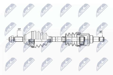 Приводний вал Vw Up 11-, Skoda Citigo 11-, Seat Mii 11- Приводний вал Vw Up 11-, Skoda Citigo 11-, Seat Mii 11-