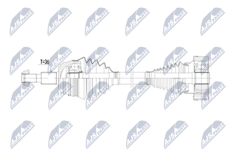 Приводний вал Audi A3 Quattro 96-, Tt Quattro 98-, Golf Iv 4Motion 97- Bora 4Motion 98-, Seat Leon 4Wd 99- Приводний вал Audi A3 Quattro 96-, Tt Quattro 98-, Golf Iv 4Motion 97- Bora 4Motion 98-, Seat Leon 4Wd 99-