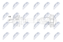 Приводний вал Audi A8 D3 Quattro 3.0Tdi,3.2Fsi,3.7,4.2 03-10