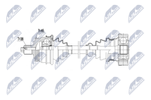 Приводний вал Audi Quattro A6 C5 , Allroad 97-