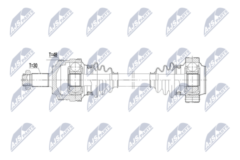 Приводний вал Bmw M3 E46 3.0 93-, 3.2 95- Приводний вал Bmw M3 E46 3.0 93-, 3.2 95-