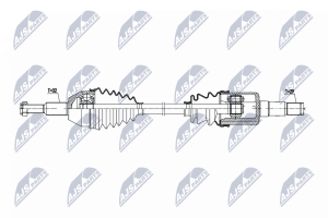 Приводной вал Chrysler Grand Voyager 2.8Crd,3.3,3.8 07-, Lancia Voyager 2.8Crd 11-, Vw Routan 3.8 09-