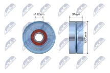 Натяжний ролик, поліклиновий ремінь Chrysler Voyager, Grand Voyager Iii (Gs,Ns) 95-01