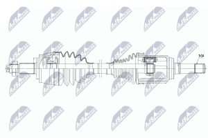 Приводний вал Fiat Doblo 1.6D Multijet 10-, Opel Combo 1.6Cdti 12-