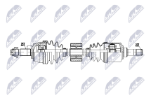 Приводний вал Fiat Panda 1.4, 1.3D Multijet 06-