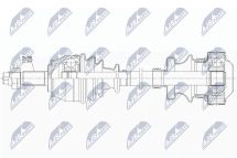 Приводний вал Fiat Stilo 1.8I,1.9Jtd 80Km 01-, 1.9D Multijet 100Km 05-