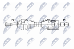 Приводний вал Ford Edge 2.0Tdci 210Km Awd 15-