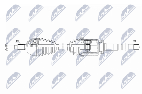 Приводний вал Ford Edge 2.0Tdci 210Km Awd 15-