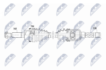 Приводной вал Ford Kuga Ii 4Wd 12-