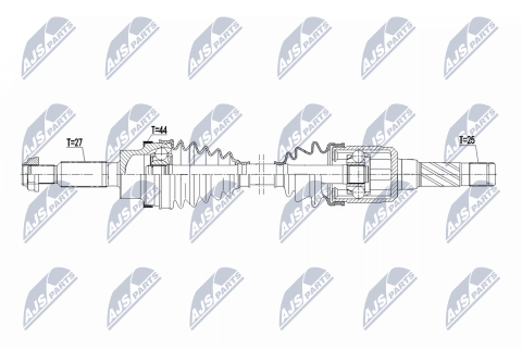 Приводний вал Ford Kuga Ii 4Wd 12-