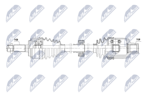 Приводний вал Honda Civic 1.6I-Dtec 13-16