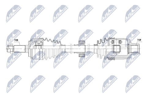 Приводний вал Honda Civic 1.6I-Dtec 13-16 Приводний вал Honda Civic 1.6I-Dtec 13-16