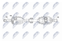 Приводний вал Hyundai Ix35 2.0Crdi 4Wd 10-15, Kia Sportage 2.0Crdi Awd 10-15 Приводний вал Hyundai Ix35 2.0Crdi 4Wd 10-15, Kia Sportage 2.0Crdi Awd 10-15