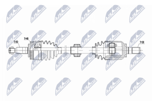 Приводний вал Hyundai Ix35 2.0Crdi 4Wd 10-15, Kia Sportage 2.0Crdi Awd 10-15