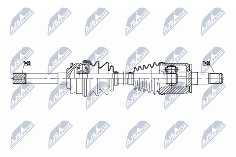 Приводной вал Hyundai Terracan 2.9Crdi,3.5V6 01-06 Приводной вал Hyundai Terracan 2.9Crdi,3.5V6 01-06