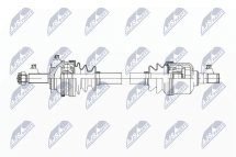 Приводний вал Hyundai Trajet 2.0,2.0Crdi 00- Приводний вал Hyundai Trajet 2.0,2.0Crdi 00-