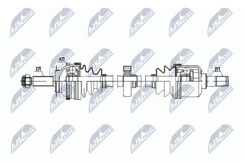 Приводной вал Hyundai Trajet 2.0,2.0Crdi 00-, Sonata Ef 2.0,2.4 98- Приводной вал Hyundai Trajet 2.0,2.0Crdi 00-, Sonata Ef 2.0,2.4 98-