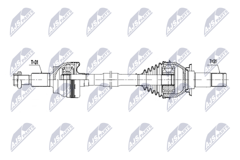 Приводний вал Jaguar Xe 2Wd,4Wd 15-, Xf Ii 2Wd,4Wd 15- Приводний вал Jaguar Xe 2Wd,4Wd 15-, Xf Ii 2Wd,4Wd 15-