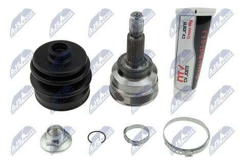 Комплект шарнірів, приводний вал Kia Rio 1.3 00- Комплект шарнірів, приводний вал Kia Rio 1.3 00-