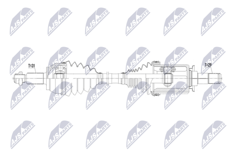 Приводний вал Land Rover Discovery V 16-, Range Rover Iv 12-, Range Rover Sport Ii L494 13- Приводний вал Land Rover Discovery V 16-, Range Rover Iv 12-, Range Rover Sport Ii L494 13-